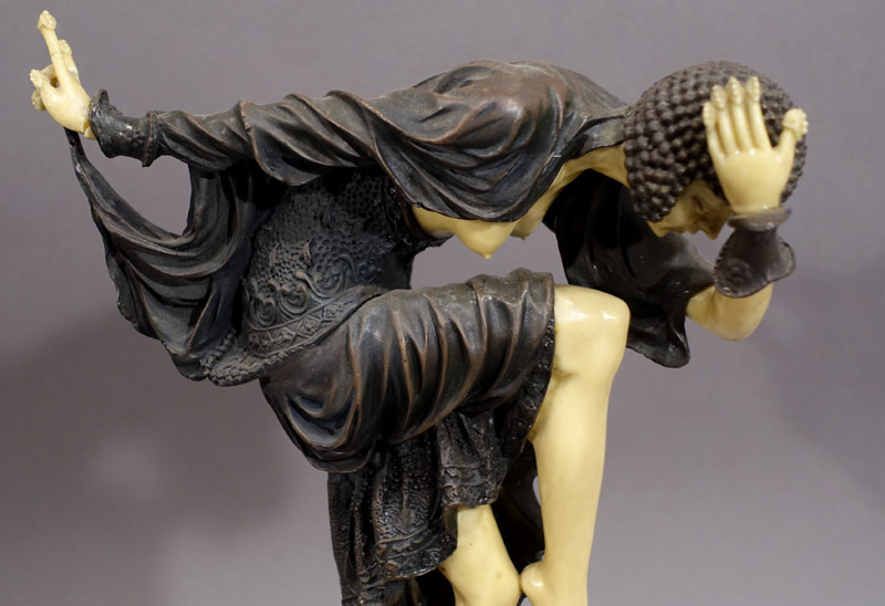 枝に2羽の鳥 アールデコ ブロンズ彫刻 アンドレ ヴィンセント